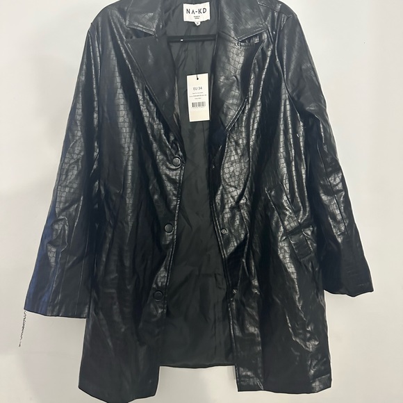 NAKD Pu Croco Jacket - Picture 7 of 11